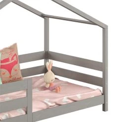 Hausbett RENA In 90 X 200 Cm Mit Rausfallschutz In Grau 11 Hausbett RENA In 90 X 200 Cm Mit Rausfallschutz In Grau -Möbel Verkauf 71322 5