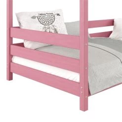 Hausbett FINA In 90 X 200 Cm Aus Massiver Kiefer In Rosa -Möbel Verkauf 71343 4
