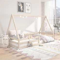 Hausbett SILA In 90 X 200 Aus Massiver Kiefer In Naturfarben -Möbel Verkauf 71360 AC2