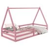 Hausbett SILA In 90 X 200 Aus Massiver Kiefer In Rosa