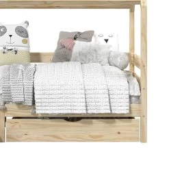 Hausbett CLIA In 90 X 200 Cm Aus Massiver Kiefer Mit 2 Schubalden In Natur -Möbel Verkauf 71390 5