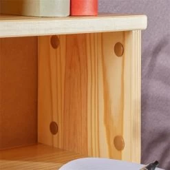 Sekretär LENNOX Mit 3 Nischen Und 2 Schubladen In Natur -Möbel Verkauf 7201 AC5