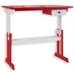 Kinderschreibtisch Weiß/rot FLEXI -Möbel Verkauf 7225 3