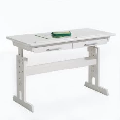 Kinderschreibtisch OLIVIA Aus Kiefer Mit Schubladen In Weiß -Möbel Verkauf 7227 1