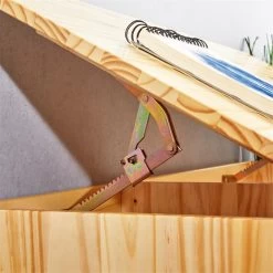 Kinderschreibtisch KEVIN Neigungsverstellbar Natur/grau -Möbel Verkauf 7254 AC5