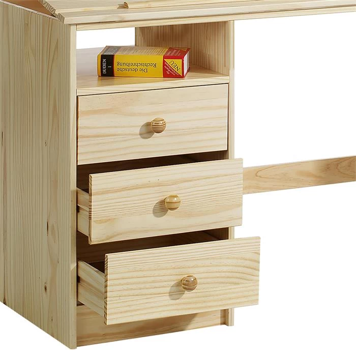 Kinderschreibtisch KEVIN Neigungsverstellbar Natur 3 Kinderschreibtisch KEVIN Neigungsverstellbar Natur – Bild 3