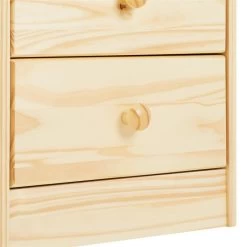 Nachttisch RONDO Aus Kiefer Mit 2 Schubladen, In Natur -Möbel Verkauf 8001 5