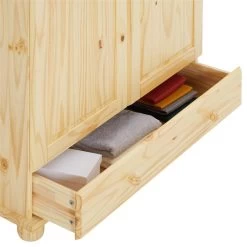 Kleiderschrank BERGEN Mit 2 Türen, Kiefer Natur -Möbel Verkauf 8070 3