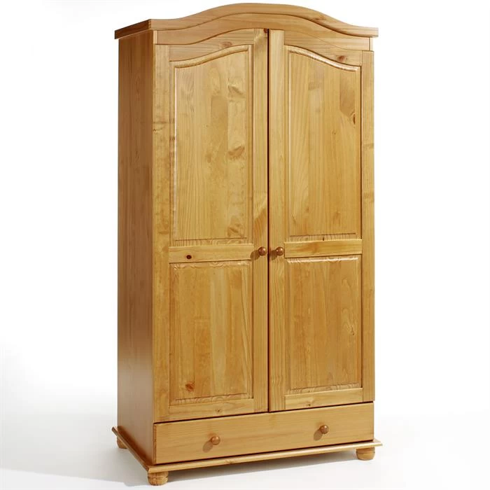 Kleiderschrank BERGEN Mit 2 Türen, Kiefer Honigfarben 1 Kleiderschrank BERGEN Mit 2 Türen, Kiefer Honigfarben