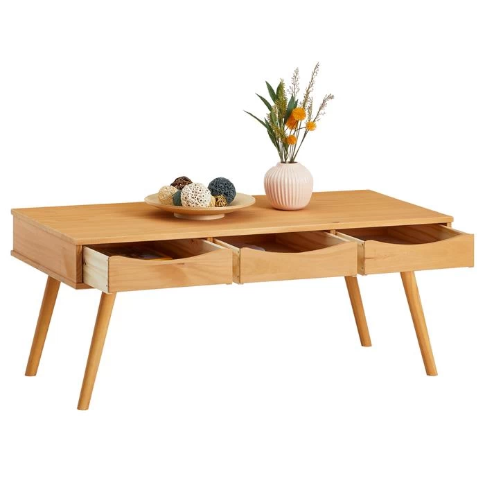 Couchtisch JULIE In Braun, Kiefer Massiv 3 Couchtisch JULIE In Braun, Kiefer Massiv – Bild 3