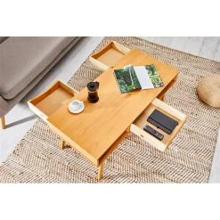 Couchtisch JULIE In Braun, Kiefer Massiv 9 Couchtisch JULIE In Braun, Kiefer Massiv -Möbel Verkauf 80882 A3