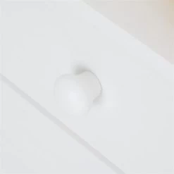 Nachttisch RONDO Mit 3 Schubladen, Kiefer In Weiß 11 Nachttisch RONDO Mit 3 Schubladen, Kiefer In Weiß -Möbel Verkauf 8102 6