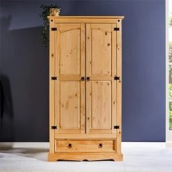 Kleiderschrank TEQUILA, Kiefer Massiv, Mexiko 8 Kleiderschrank TEQUILA, Kiefer Massiv, Mexiko -Möbel Verkauf 81295 A0 3N2