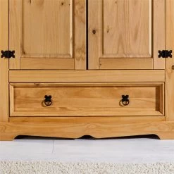 Kleiderschrank TEQUILA, Kiefer Massiv, Mexiko 10 Kleiderschrank TEQUILA, Kiefer Massiv, Mexiko -Möbel Verkauf 81295 A0 6N1