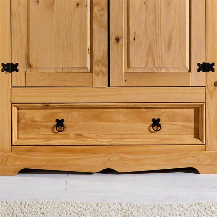 Kleiderschrank TEQUILA, Kiefer Massiv, Mexiko 5 Kleiderschrank TEQUILA, Kiefer Massiv, Mexiko – Bild 5