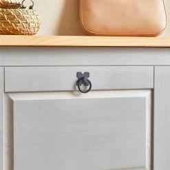 Schuhkipper TEQUILA Mit 2 Klappen Grau/braun, Mexiko -Möbel Verkauf 81323 AC5