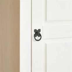 Schuhschrank TEQUILA, Kiefer Massiv Weiß/braun, Mit 2 Schubladen Und 8 Fächer, Mexiko -Möbel Verkauf 81325 AC5