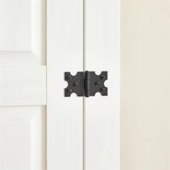 Schuhschrank TEQUILA, Kiefer Massiv Weiß/braun, Mit 2 Schubladen Und 8 Fächer, Mexiko -Möbel Verkauf 81325 AC6