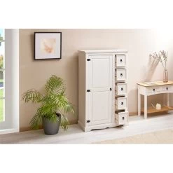 Brotschrank TEQUILA, Massive Kiefer Weiß, Mexiko 8 Brotschrank TEQUILA, Massive Kiefer Weiß, Mexiko -Möbel Verkauf 81409 A2