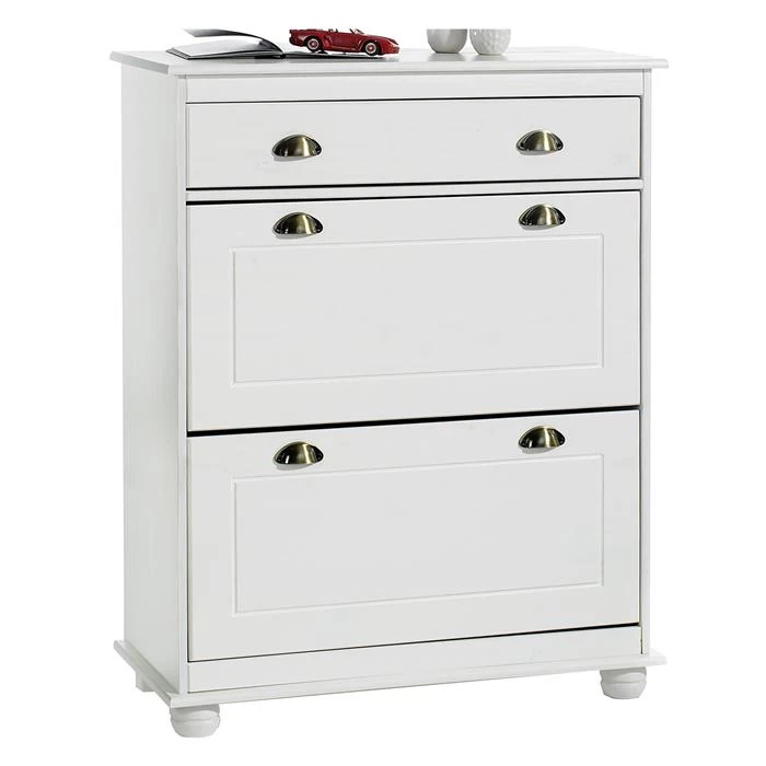 Schuhkipper COLMAR In Weiß Mit 2 Klappen 1 Schuhkipper COLMAR In Weiß Mit 2 Klappen