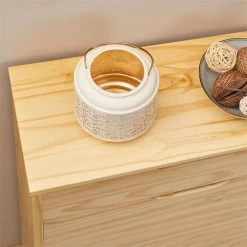 Schuhkipper BASIL Mit 2 Kipper Und In Natur, Kiefer Massiv -Möbel Verkauf 84005 A0 4N