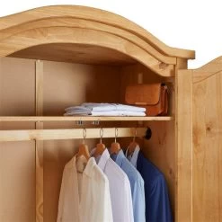 Kleiderschrank SALSA, Kiefer Massiv -Möbel Verkauf 91408 4