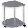 Beistelltisch FELINA Mit Rollen Grau