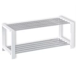 Schuhregal ARINA 2 Böden Weiß