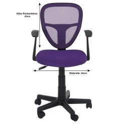 Kinderdrehstuhl STUDIO In Lila Mit Armlehnen -Möbel Verkauf 93046 4