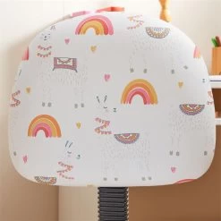 Drehstuhl ALPACA Für Kinder, Höhenverstellbar, Kunstleder In Weiß -Möbel Verkauf 93069 AC4