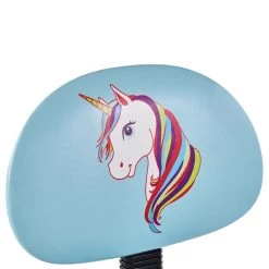 Drehstuhl UNICORN Für Kinder, Höhenverstellbar, Kunstleder In Hellblau -Möbel Verkauf 93075 2