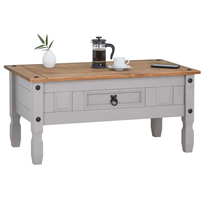 Mexico Couchtisch RAMON, Kiefer Massiv 1 Mexico Couchtisch RAMON, Kiefer Massiv