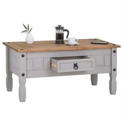 Mexico Couchtisch RAMON, Kiefer Massiv 8 Mexico Couchtisch RAMON, Kiefer Massiv -Möbel Verkauf 93091 2 N