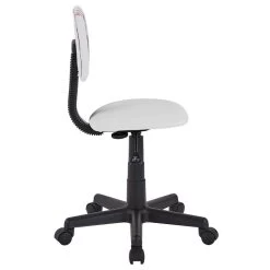 Drehstuhl ALPACA Für Kinder, Höhenverstellbar, Kunstleder In Weiß -Möbel Verkauf 93417 4