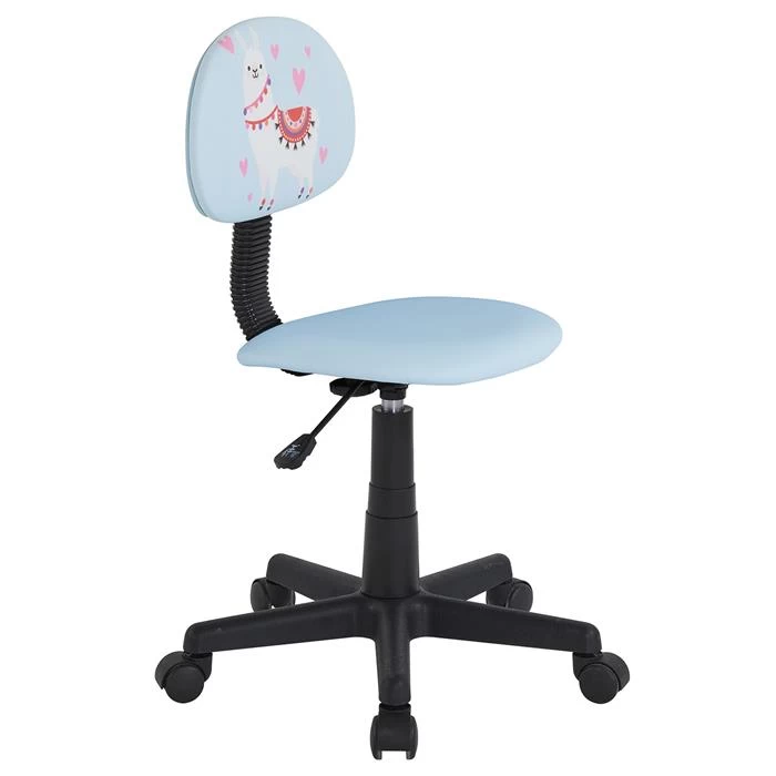 Drehstuhl ALPACA Für Kinder, Höhenverstellbar, Kunstleder In Hellblau 1 Drehstuhl ALPACA Für Kinder, Höhenverstellbar, Kunstleder In Hellblau