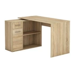 Eckschreibtisch LENA Mit Regal In Sonoma Eiche