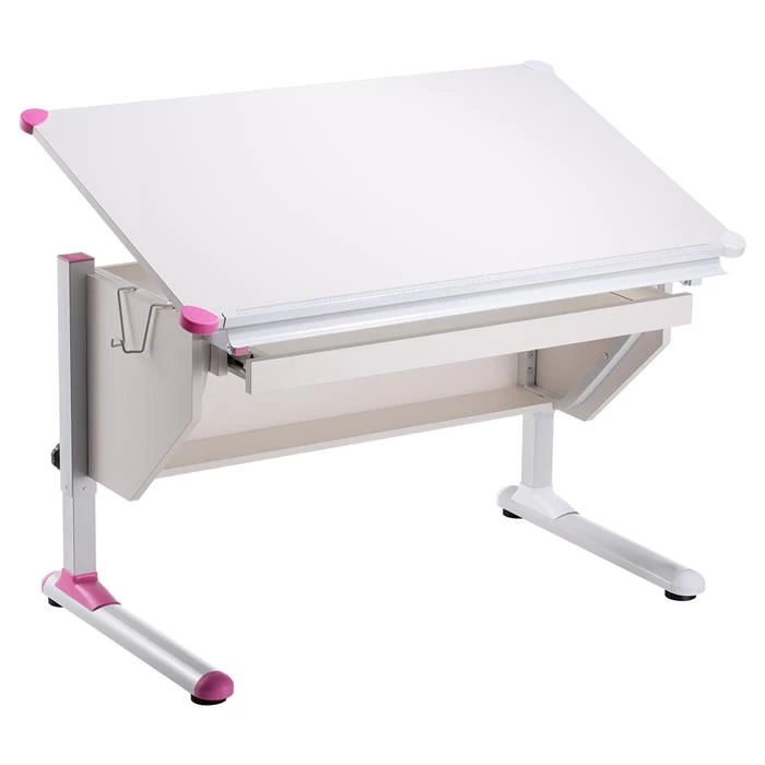 Kinderschreibtisch PHILIPP Neigbar Und Höhenverstellbar, Weiß 5 Kinderschreibtisch PHILIPP Neigbar Und Höhenverstellbar, Weiß – Bild 5