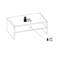 Couchtisch LEXA In Sonoma Eiche 5 Couchtisch LEXA In Sonoma Eiche -Möbel Verkauf 93782 2