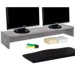 Monitorständer ZOOM 100 X 15 X 27 Cm In Betonoptik -Möbel Verkauf 93846 0