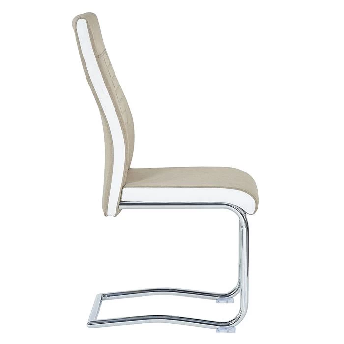 Esszimmerstuhl ALBA Im 4er Set In Beige-weiß 3 Esszimmerstuhl ALBA Im 4er Set In Beige-weiß – Bild 3