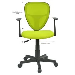 Kinderdrehstuhl STUDIO In Grün Mit Armlehnen -Möbel Verkauf 93960 4