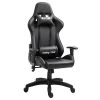 Bürodrehstuhl GAMING In Schwarz/schwarz