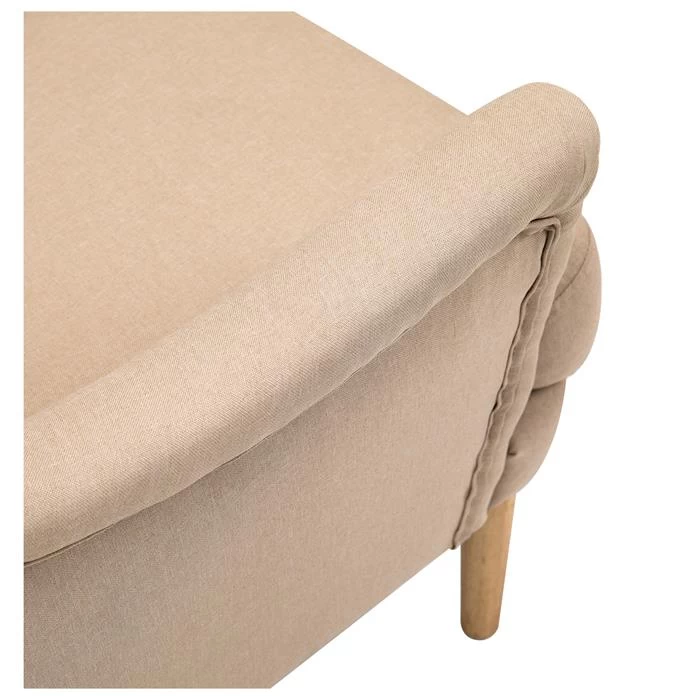 Ohrensessel GRONINGEN In Beige, Stoffbezug 4 Ohrensessel GRONINGEN In Beige, Stoffbezug – Bild 4