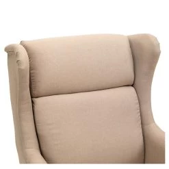 Ohrensessel GRONINGEN In Beige, Stoffbezug 11 Ohrensessel GRONINGEN In Beige, Stoffbezug -Möbel Verkauf 93997 5