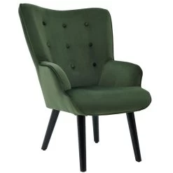 Polstersessel LIGERO Samtbezug In Grün