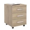 Rollcontainer VANCOUVER In Sonoma Eiche Mit 3 Schubladen