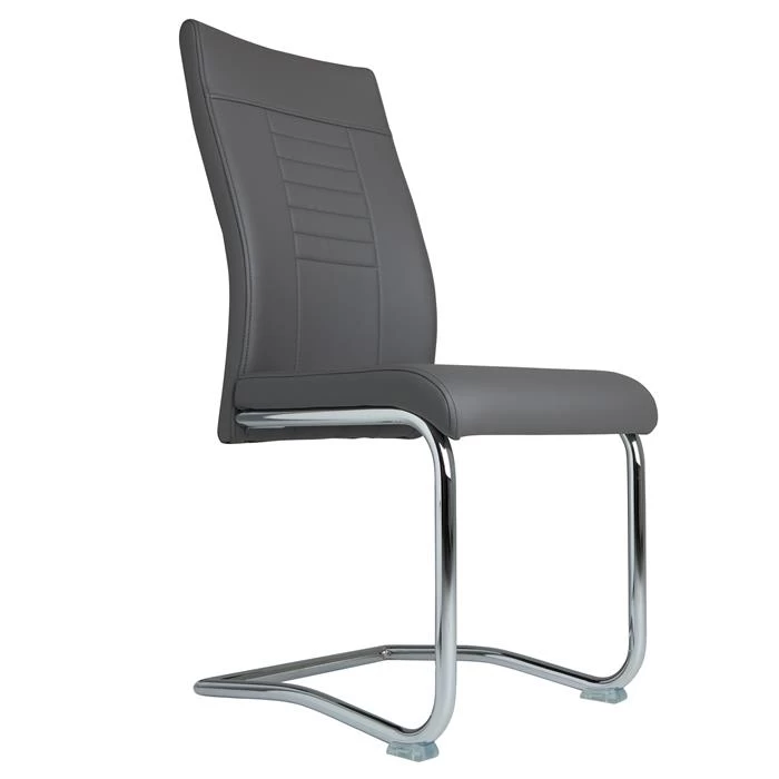 4er Esszimmerstuhl Set LOANO In Dunkelgrau 6 4er Esszimmerstuhl Set LOANO In Dunkelgrau – Bild 6