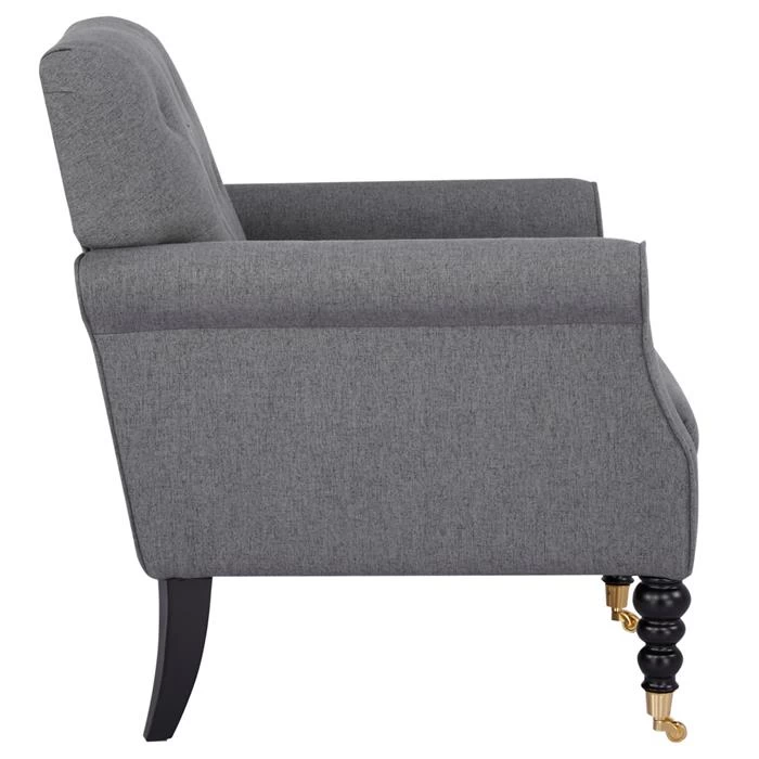 Polstersessel ARJANA Stoffbezug In Grau 6 Polstersessel ARJANA Stoffbezug In Grau – Bild 6