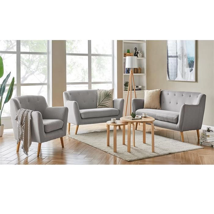 Sessel CESENA In Grau, Stoffbezug 5 Sessel CESENA In Grau, Stoffbezug – Bild 5