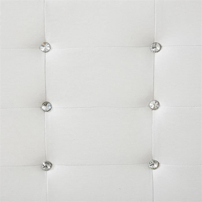 Polsterbett DELAWARE 90x200 Cm, Inkl. Lattenrost In Weiß 4 Polsterbett DELAWARE 90x200 Cm, Inkl. Lattenrost In Weiß – Bild 4